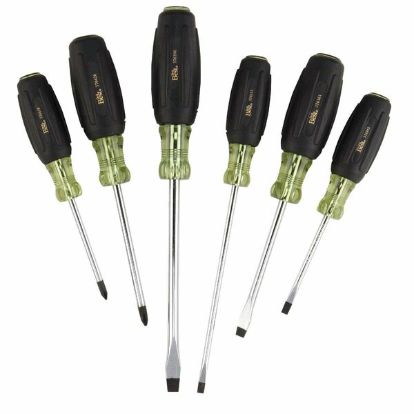 All-Source Professional Cushion-Grip Screwdriver Set 6-Piece 345520